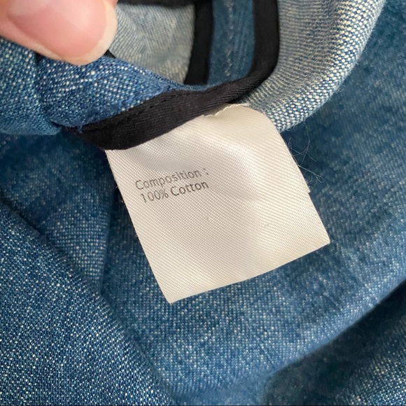 3.1 Phillip Lim blue paper bag mini skirt chambray size 4 - Picture 7 of 8